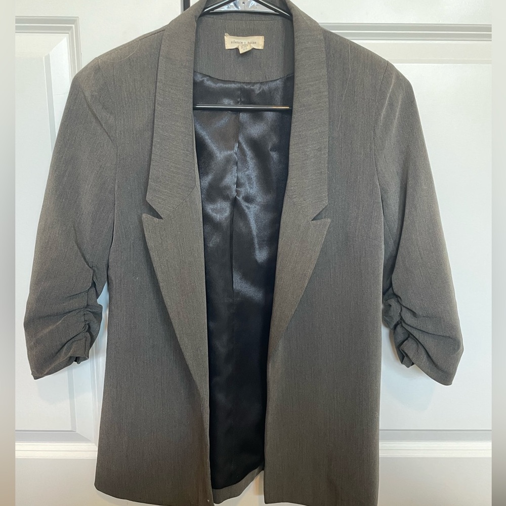 Silence + noise Grey blazer